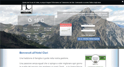 Desktop Screenshot of hotelclari.it