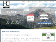 Tablet Screenshot of hotelclari.it